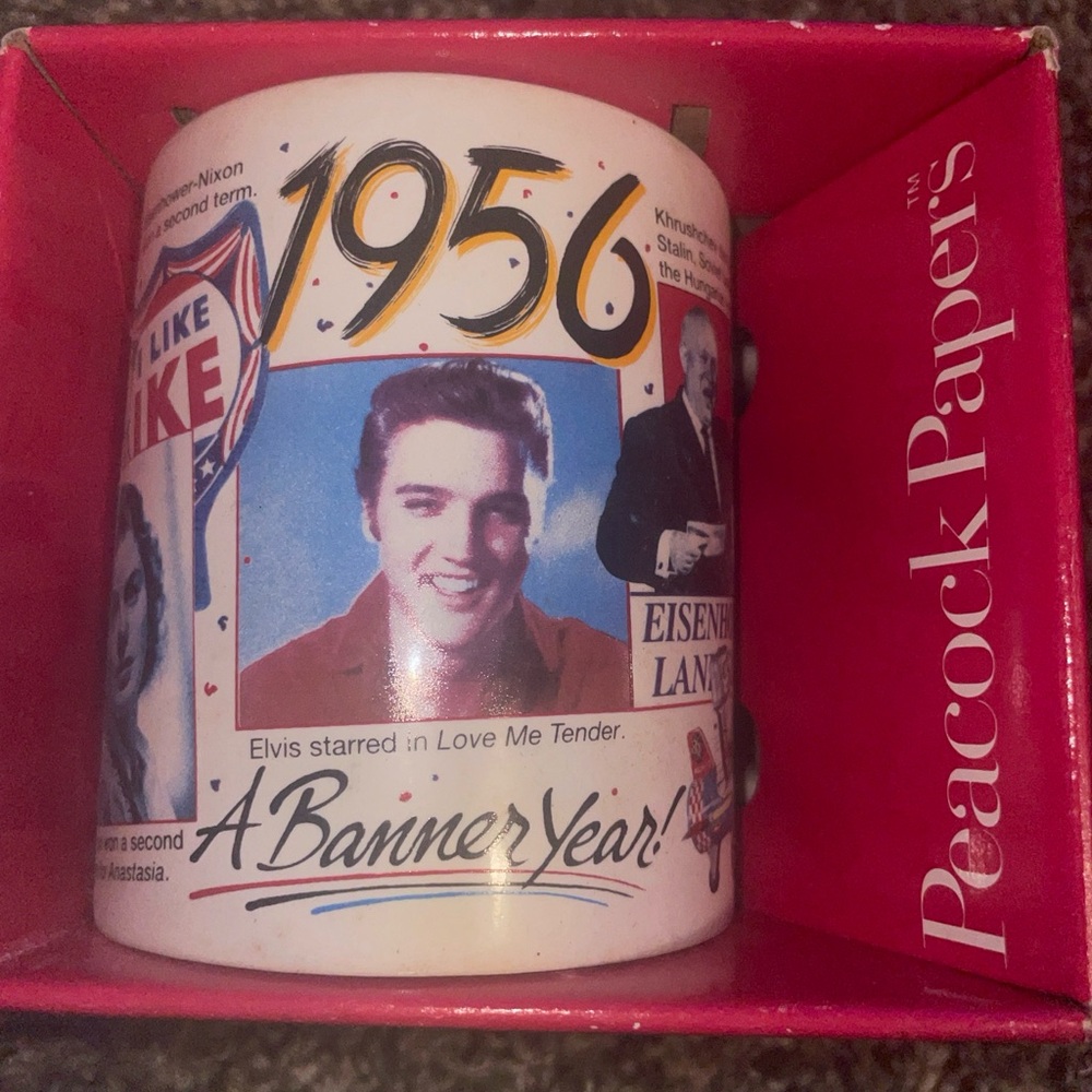 1956 Elvis Presley Commemorative Mug